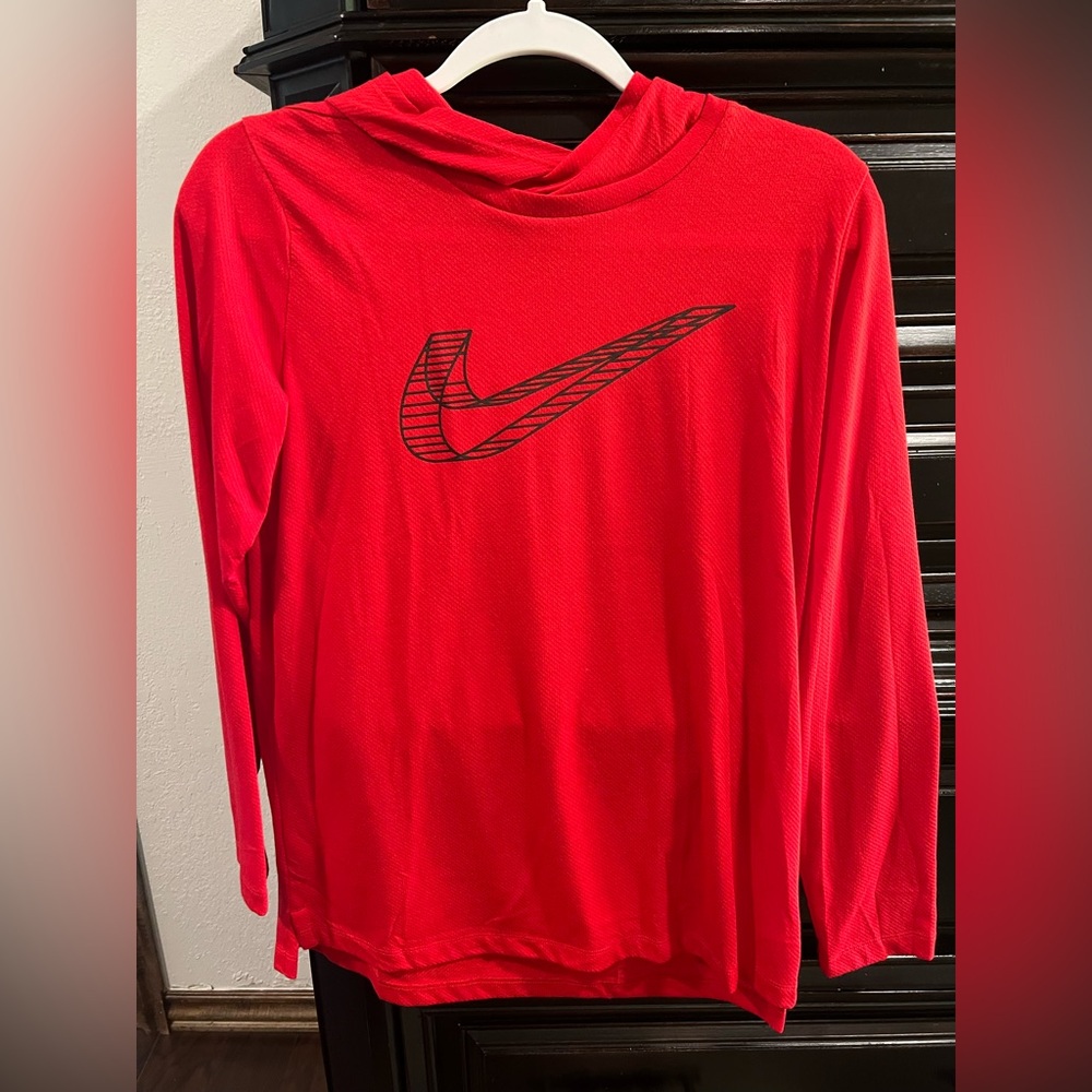 Nike Dri-FIT Red Hoodie